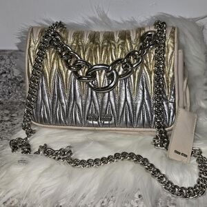 Miu miu Matelasse Nappa shoulder bag